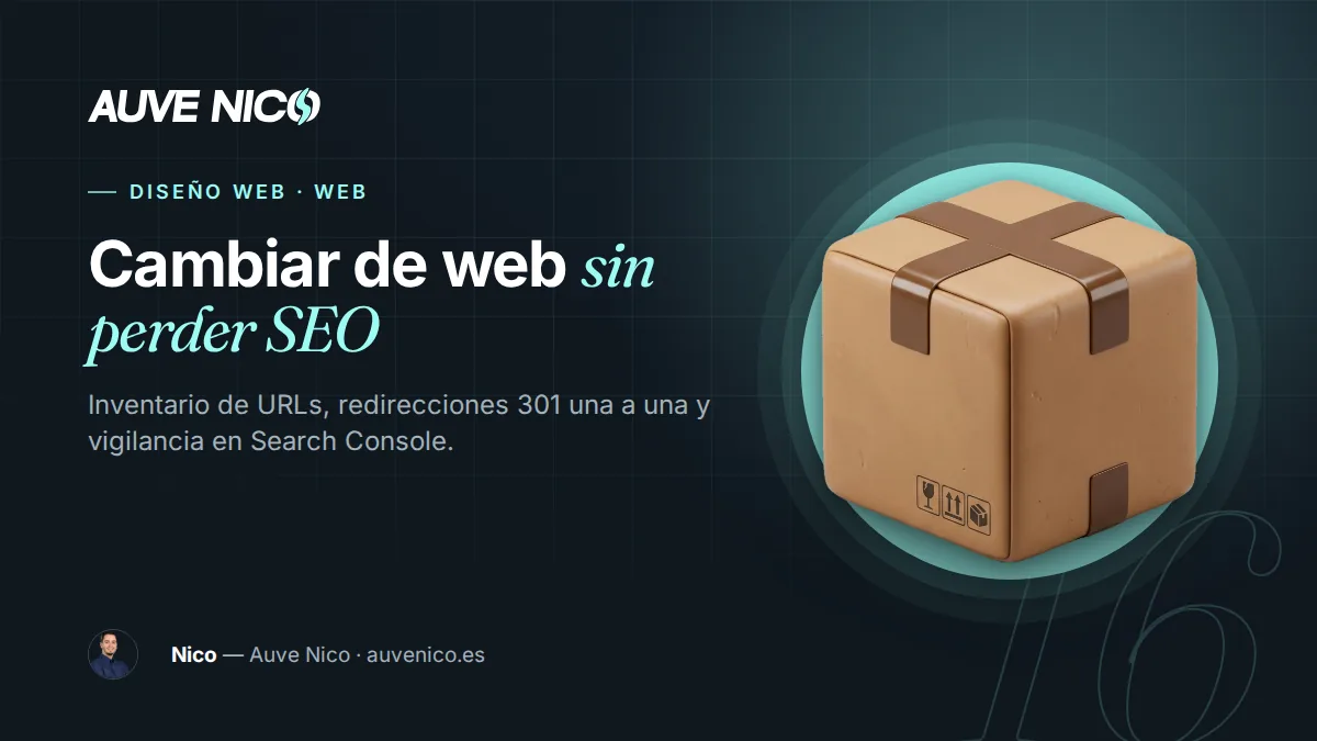 Portada del artículo: Cómo cambiar de web sin perder SEO: el proceso paso a paso